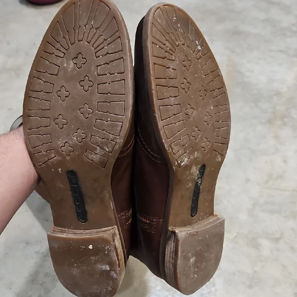 Women's Timberland Brown Leather Riding Boots - Picture 5 of 8